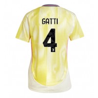 Maglia Calcio Juventus Federico Gatti #4 Seconda Divisa Donna 2024-25 Manica Corta